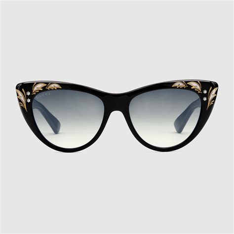 lentes gucci animal print|Gucci Cat Eye Sunglasses .